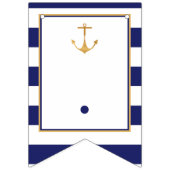 Nautisch Baby shower Vlaggetjes (Eerste vlag)