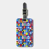 Nautisch Bagagelabel - SRF (Voorkant verticaal)