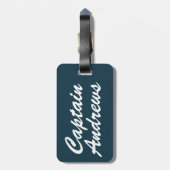 Nautisch Bagagelabel - SRF (Achterkant verticaal)