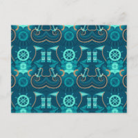 Nautisch blauw ontwerp