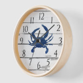 Nautisch Blauwe Krab Scheepslap Rustiek Decor (Hoek)