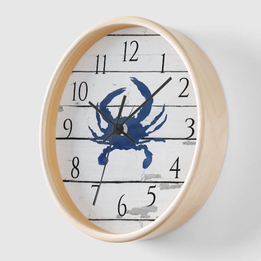Nautisch Blauwe Krab Scheepslap Rustiek Decor (Hoek)
