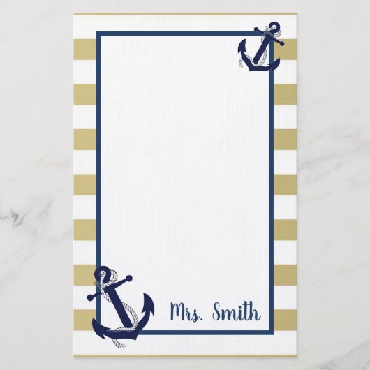 Nautisch Briefpapier (Voorkant)