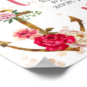 Nautisch Bruidsbad | Anker Bruidsbad|DECOR Poster (Hoek)