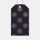 Nautisch Bruiloft Monogram Cadeaulabel (Achterkant)