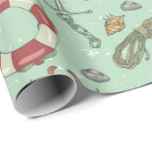 Nautisch Cadeaupapier (Rol Hoek)