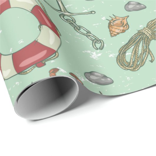 Nautisch Cadeaupapier (Rol Hoek)