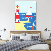 Nautisch Canvas Afdruk (Insitu (Slaapkamer))