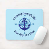 Nautisch cruiseleven muismat (Met muis)