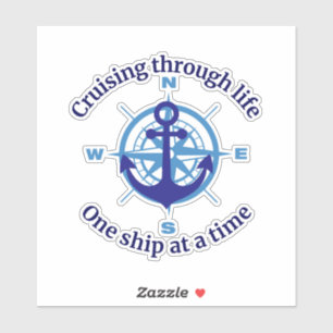 Nautisch cruiseleven sticker