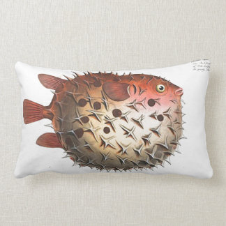 Nautisch design Puffer Fish Lumbar Sierkussen Kussen