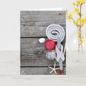 Nautisch dok met Ornamenten Kaart (Gele Bloem)