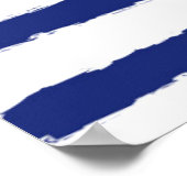 Nautisch embleem met zeilschip poster (Hoek)