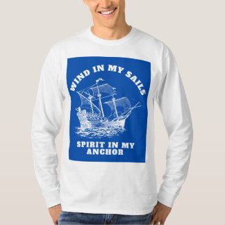 Nautisch Inspirerend Citaat T-shirt