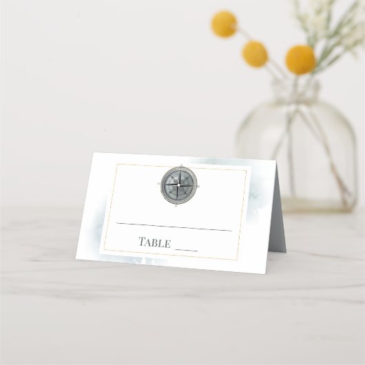  nautisch kompas bruiloft (Voorkant)
