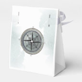  nautisch kompas bruiloft bedankdoosjes (Achterkant)