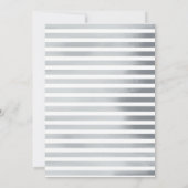 Nautisch kompas roos bruiloft kaart (Achterkant)