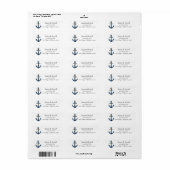 nautisch kustanker etiket (Full Sheet)