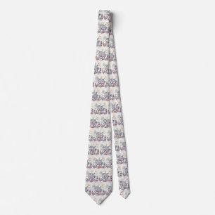 Nautisch "Let's Get Nauti" Leuk vaarcadeau Stropdas