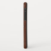 Nautisch mahogany Anchor Steel Case-Mate iPhone Case (Achterkant/links)