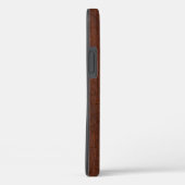 Nautisch mahogany Pirate Skull Steel Case-Mate iPhone Case (Achterkant / Rechts)