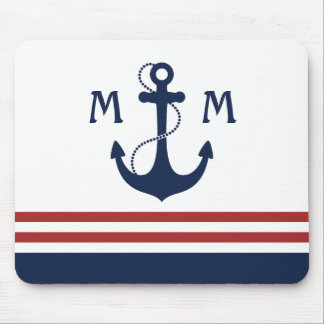 Nautisch monogram muismat