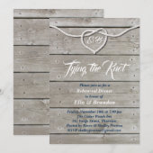 Nautisch Monogram repetitie diner uitnodigen Kaart (Voorkant / Achterkant)