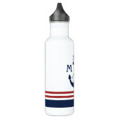 Nautisch monogram waterfles  (Links)