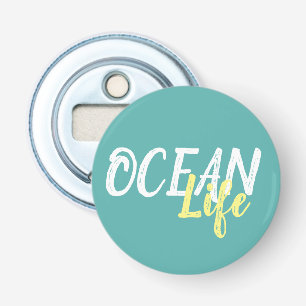 nautisch OCEAAN LEVEN Button Flesopener