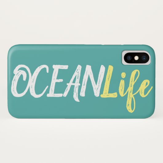 nautisch OCEAN LIFE | Case-Mate iPhone Case (Achterkant (horizontaal))