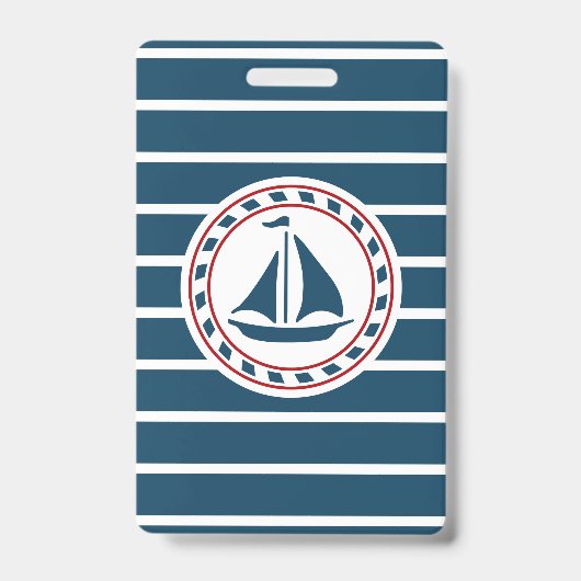 Nautisch ontwerp badge (Voorzijde)