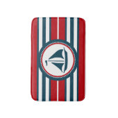 Nautisch ontwerp badmat (Voorkant Verticaal)