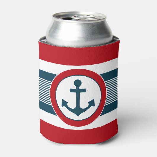 Nautisch ontwerp blikjeskoeler (Blikje Voorkant)