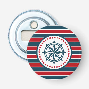 Nautisch ontwerp button flesopener
