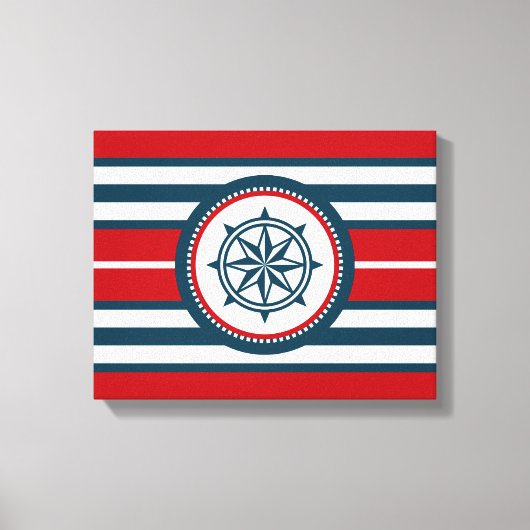 Nautisch ontwerp canvas afdruk (Voorkant)