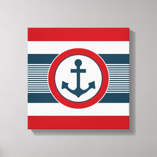 Nautisch ontwerp canvas afdruk (Voorkant)