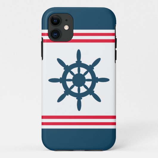 Nautisch ontwerp Case-Mate iPhone case (Achterkant)