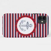 Nautisch ontwerp Case-Mate iPhone case (Achterkant (horizontaal))