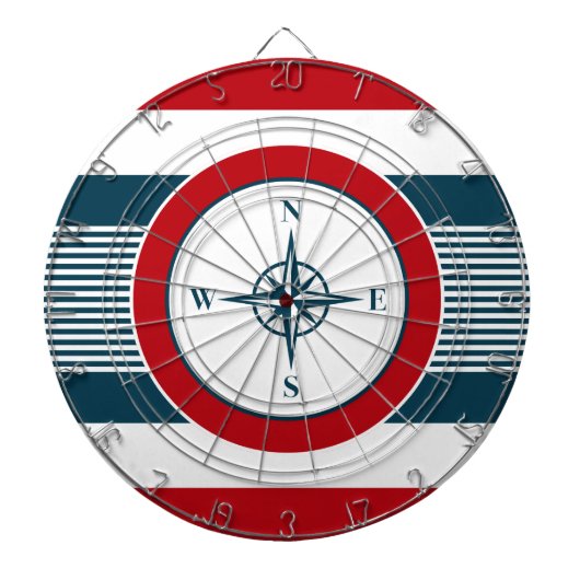 Nautisch ontwerp dartbord (Voorkant)