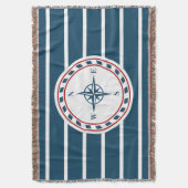 Nautisch ontwerp deken (Voorkant Verticaal)
