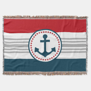 Nautisch ontwerp deken