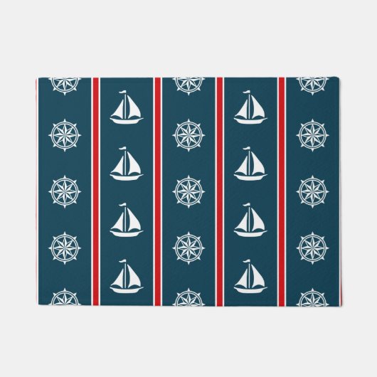 Nautisch ontwerp deurmat (Voorkant)