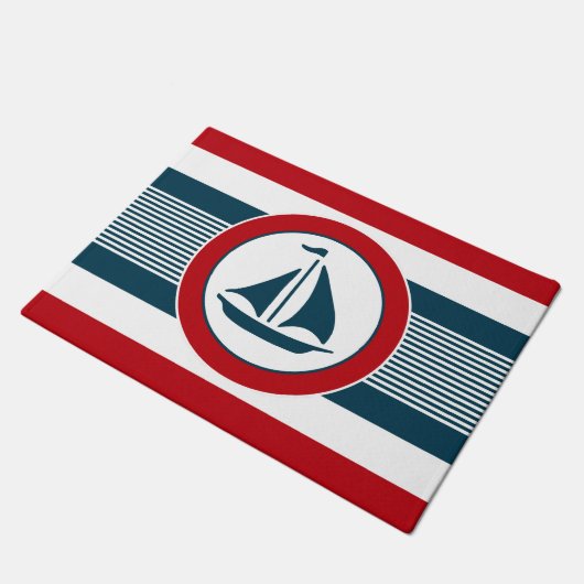 Nautisch ontwerp deurmat (Schuin)