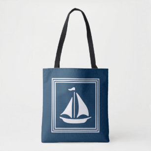 Nautisch ontwerp draagtas