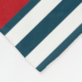 Nautisch ontwerp fleece deken (Hoek)