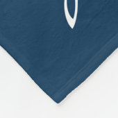 Nautisch ontwerp fleece deken (Hoek)
