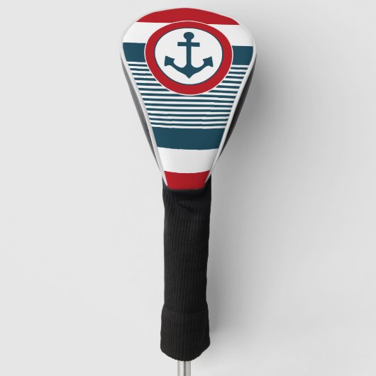 Nautisch ontwerp golfheadcover (Voorkant)