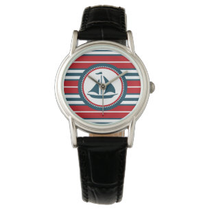 Nautisch ontwerp horloge