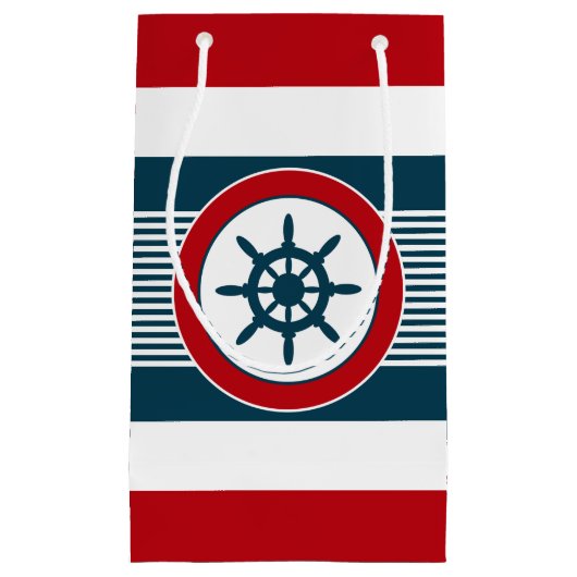 Nautisch ontwerp klein cadeauzakje (Voorkant)