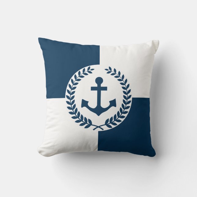 Nautisch ontwerp kussen (Voorkant)